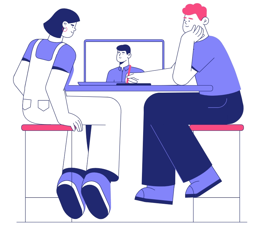 Live Learning Session Illustration