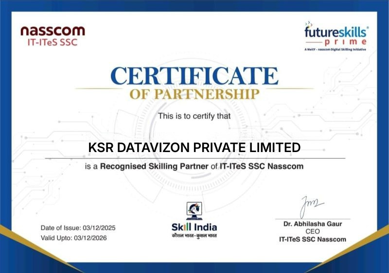 NASSCOM Certificate